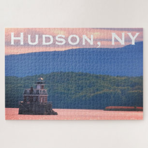 Hudson Athens Lighthouse - Hudson City Light, NY Jigsaw Puzzle