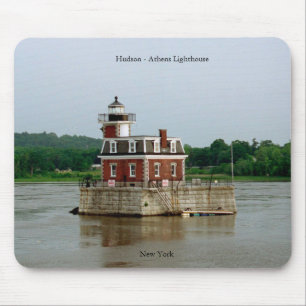 Hudson Athens Lighthouse mousepad
