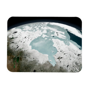 Hudson Bay Sea Ice On April 29, 2006. Magnet