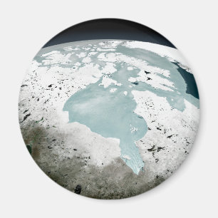 Hudson Bay Sea Ice On April 29, 2006. Magnet