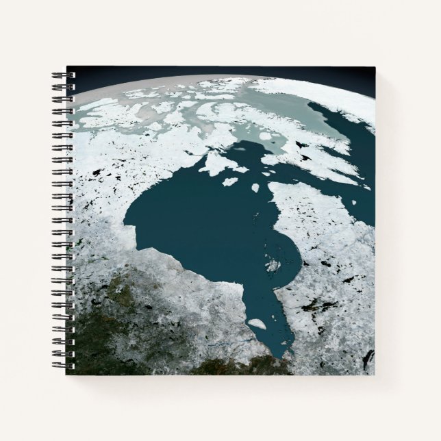 Hudson Bay Sea Ice On November 14, 2005. Notebook (Front)