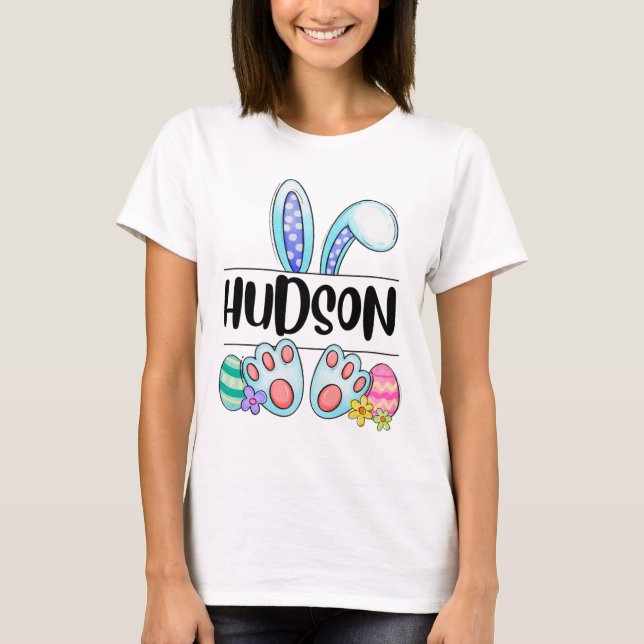 Hudson Easter Bunny  T-Shirt (Front)