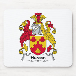 Hudson Family Crest Mouse Pad