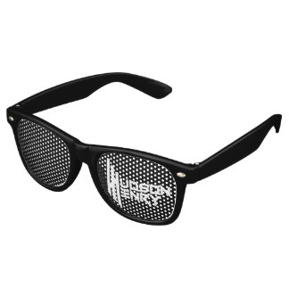 Hudson Henry's Adult Party Shades, Black Retro Sunglasses