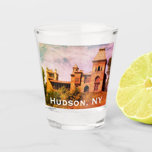 Hudson, NY - Frederic Church Estate Shot Glass (Front)