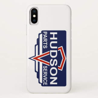 Hudson Parts and Service vintage sign. iPhone X Case