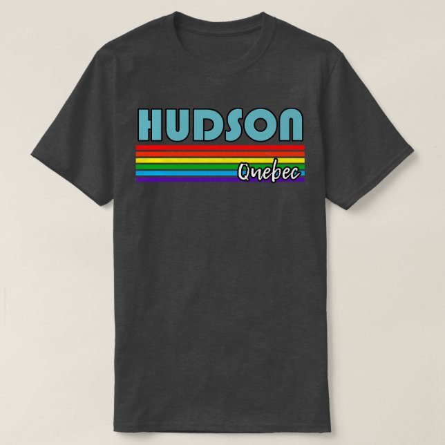 Hudson Quebec Pride  Hudson LGBT Gift LGBTQ Suppor T-Shirt (Design Front)