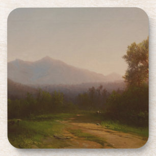 Hudson River Landscape, c.1860-5 (oil on canvas) Coaster