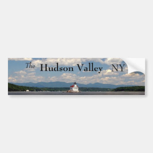 Hudson River Lighthouse Bumper Sticker