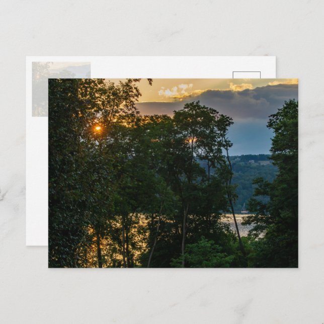 Hudson River Summer Evening  Postcard (Front/Back)