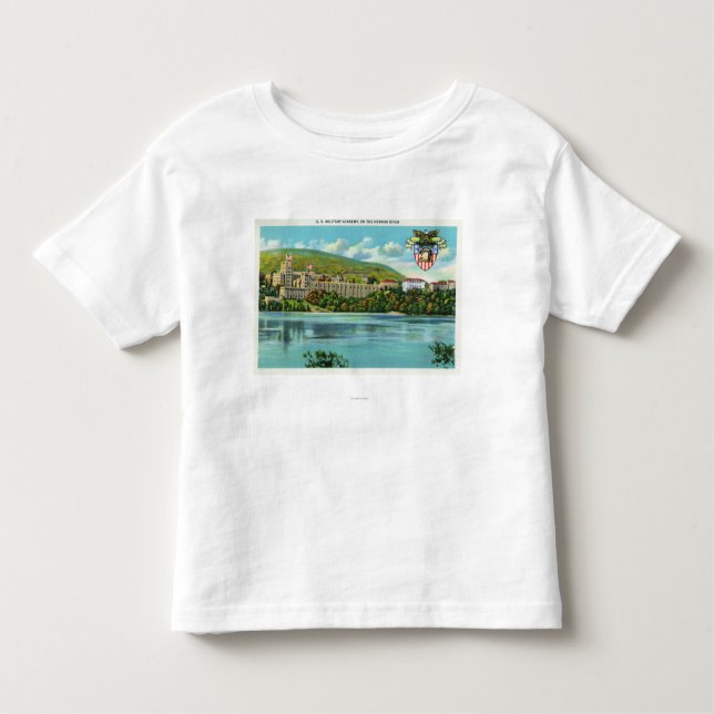 Hudson River View of US Military Academy Toddler T-Shirt (Front)