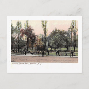 Hudson Square Park, Hoboken, NJ Vintage Postcard
