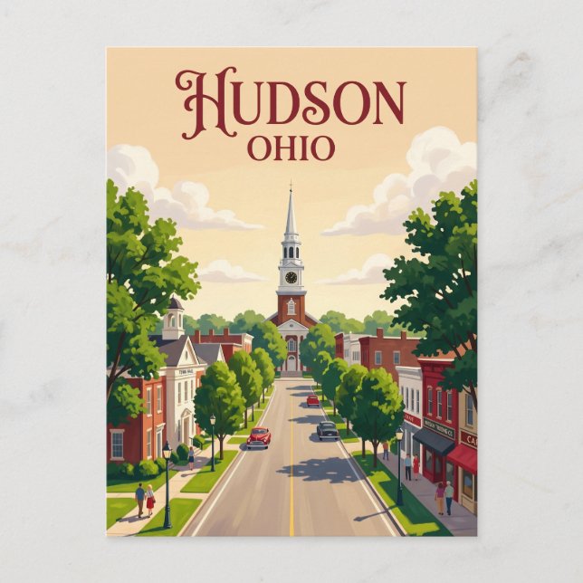 Hudson USA Postcard (Front)