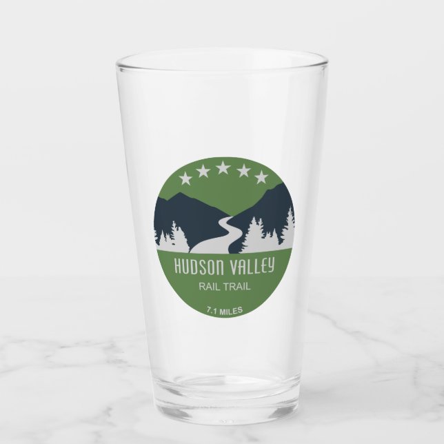 Hudson Valley Rail Trail New York Glass (Front)