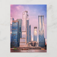 Hudson Yard Manhattan New York Cityscape Postcard