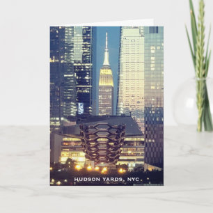 Hudson Yards (Vessel) Empire State Building, NYC Card