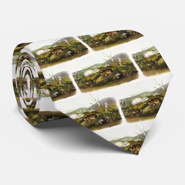 Hudson's Bay (Ungava Collared) Lemming by Audubon Tie (Rolled)