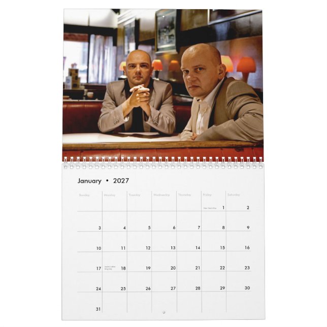Hue and Cry 2009 Calendar (Jan 2027)