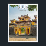 Hue Imperial City Vietnam Travel Postcard<br><div class="desc">Huế, Vietnam, is a city rich in history and culture, known for being the former imperial capital of the Nguyễn Dynasty from 1802 to 1945. Located in central Vietnam along the Perfume River, Huế is home to the Imperial City, a vast, walled complex that once housed emperors, royal courts, and...</div>