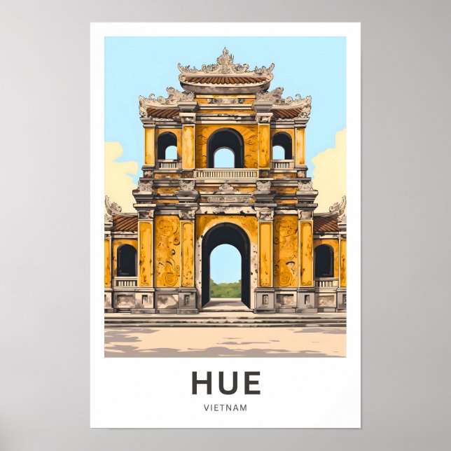 Hue Vietnam Travel Print (Front)