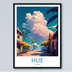 Hue Vietnam Travel Print Wall Art Hue Wall Hanging