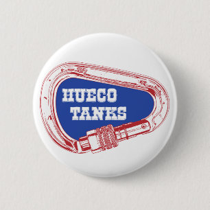 Hueco Tanks Carabiner 6 Cm Round Badge