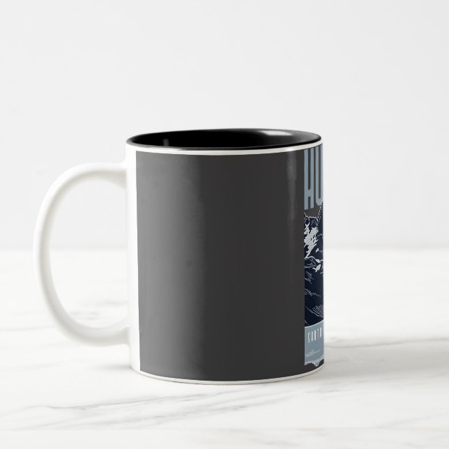 Huemul Circuit - Argentina  Two-Tone Coffee Mug (Left)