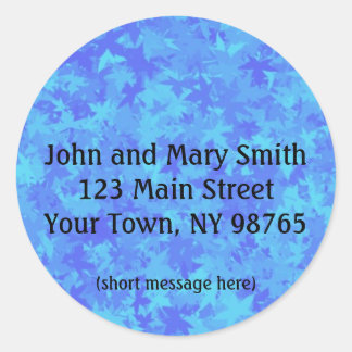 Hues of Blues Address Label