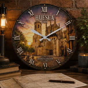 Huesca Spain Catedral de la Transfiguración Large Clock