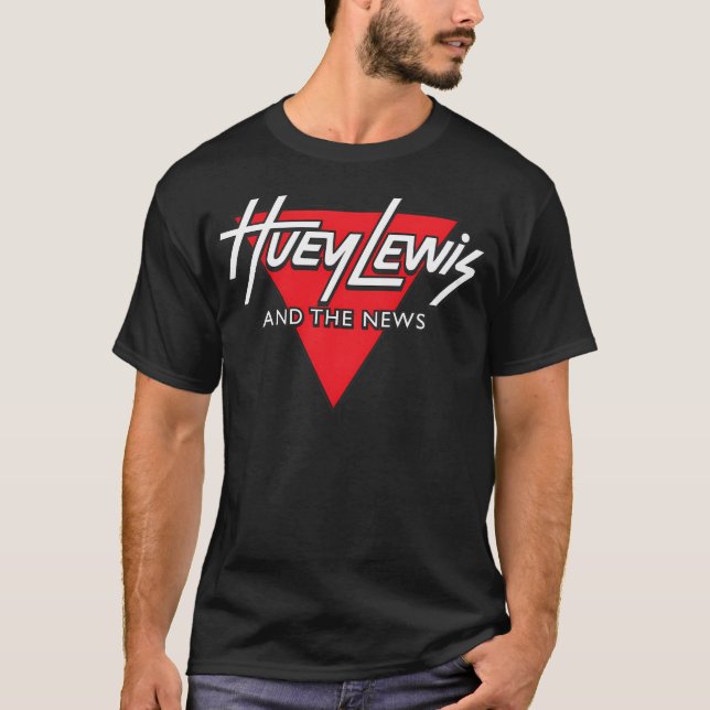 Huey Lewis  The News T-Shirt (Front)