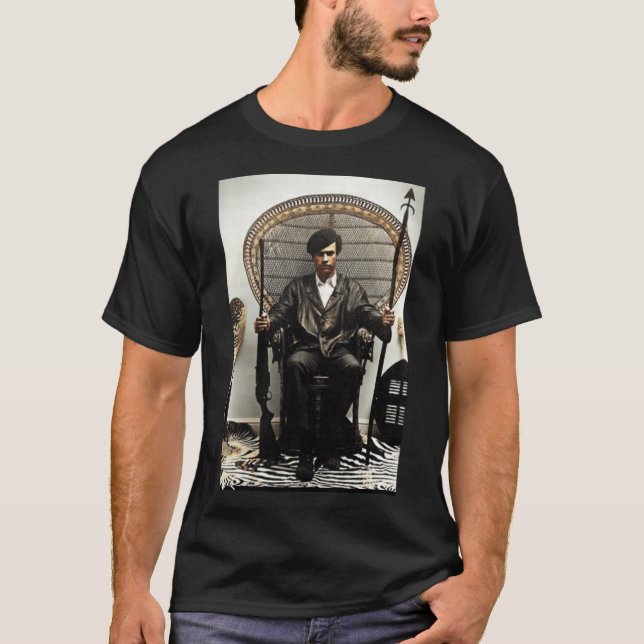 Huey P Newton 1968. Colourized T-Shirt (Front)