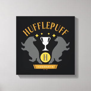 HUFFLEPUFF™ Badger and Cup House Pride Graphic Canvas Print