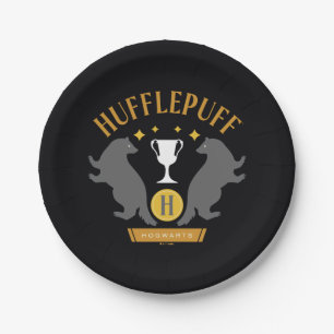 HUFFLEPUFF™ Badger and Cup House Pride Graphic Paper Plate