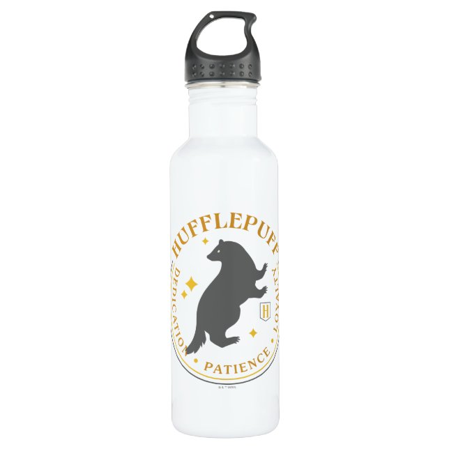 HUFFLEPUFF™ Badger House Pride Badge 710 Ml Water Bottle (Front)