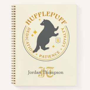 HUFFLEPUFF™ Badger House Pride Badge Notebook