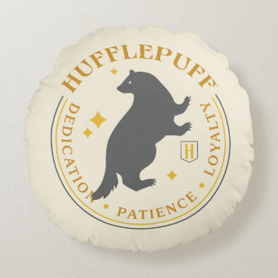 HUFFLEPUFF™ Badger House Pride Badge Round Cushion