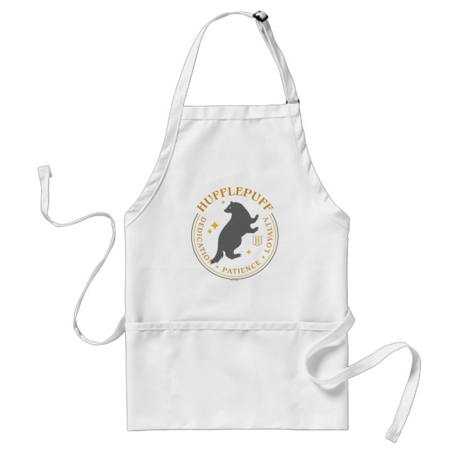 HUFFLEPUFF™ Badger House Pride Badge Standard Apron (Front)