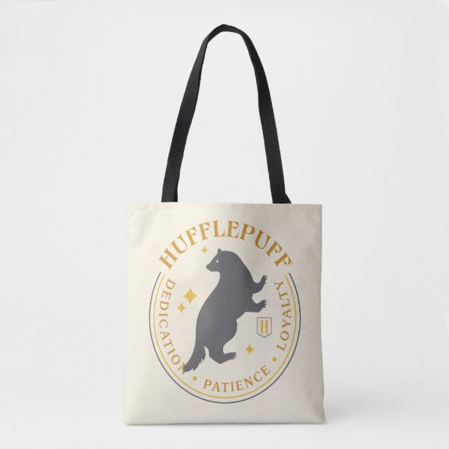 HUFFLEPUFF™ Badger House Pride Badge Tote Bag (Front)
