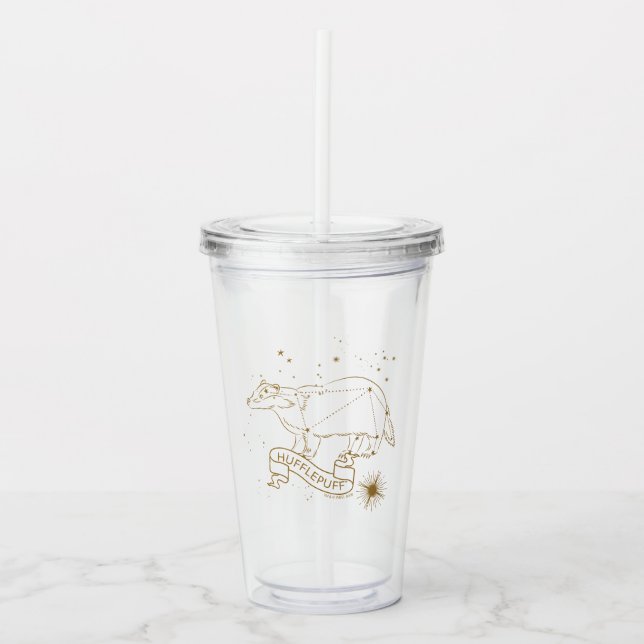 HUFFLEPUFF™ Constellation Graphic Acrylic Tumbler (Front)
