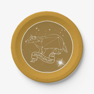 HUFFLEPUFF™ Constellation Graphic Paper Plate