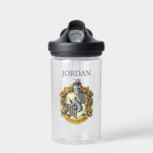Hufflepuff Crest Add Your Name Water Bottle