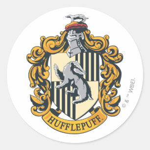 Hufflepuff Crest Classic Round Sticker