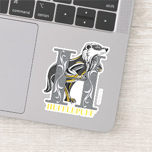 HUFFLEPUFF™ Crosshatched Emblem