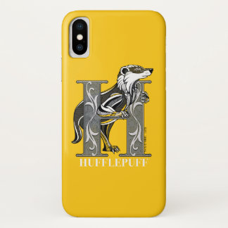 HUFFLEPUFF™ Crosshatched Emblem iPhone X Case