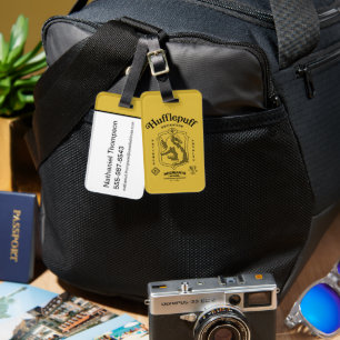 HUFFLEPUFF™ Dedication Patience Loyalty Crest Luggage Tag