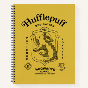 HUFFLEPUFF™ Dedication Patience Loyalty Crest Notebook