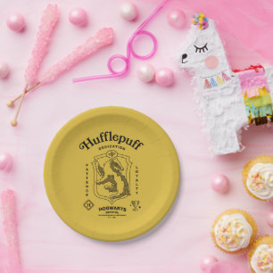 HUFFLEPUFF™ Dedication Patience Loyalty Crest Paper Plate