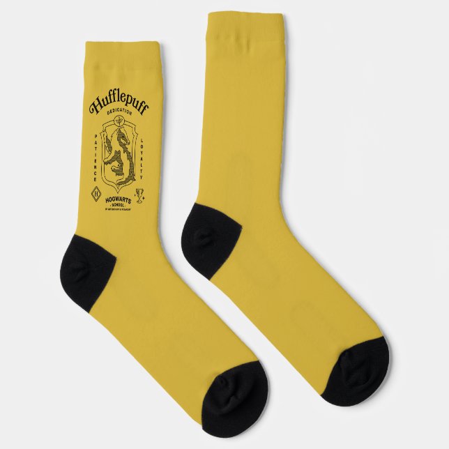 HUFFLEPUFF™ Dedication Patience Loyalty Crest Socks (Right)