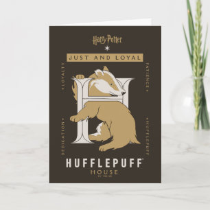 HUFFLEPUFF™ House Just And Loyal Card