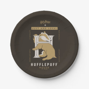 HUFFLEPUFF™ House Just And Loyal Paper Plate
